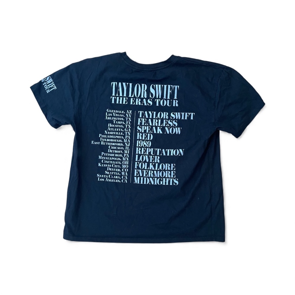 Taylor Swift - THE ERAS TOUR - BLACK T-SHIRT - Picture 2 of 8